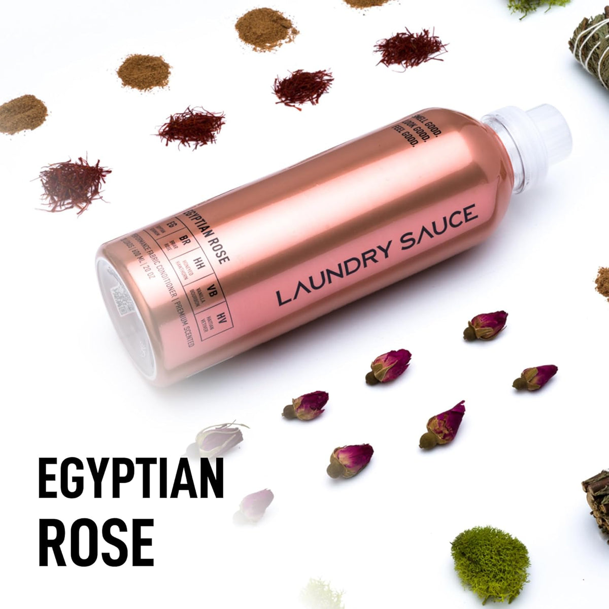 Laundry Sauce - Laundry Fabric Softener (Egyptian Rose) Luxury Fragrance, Softens & Preserves