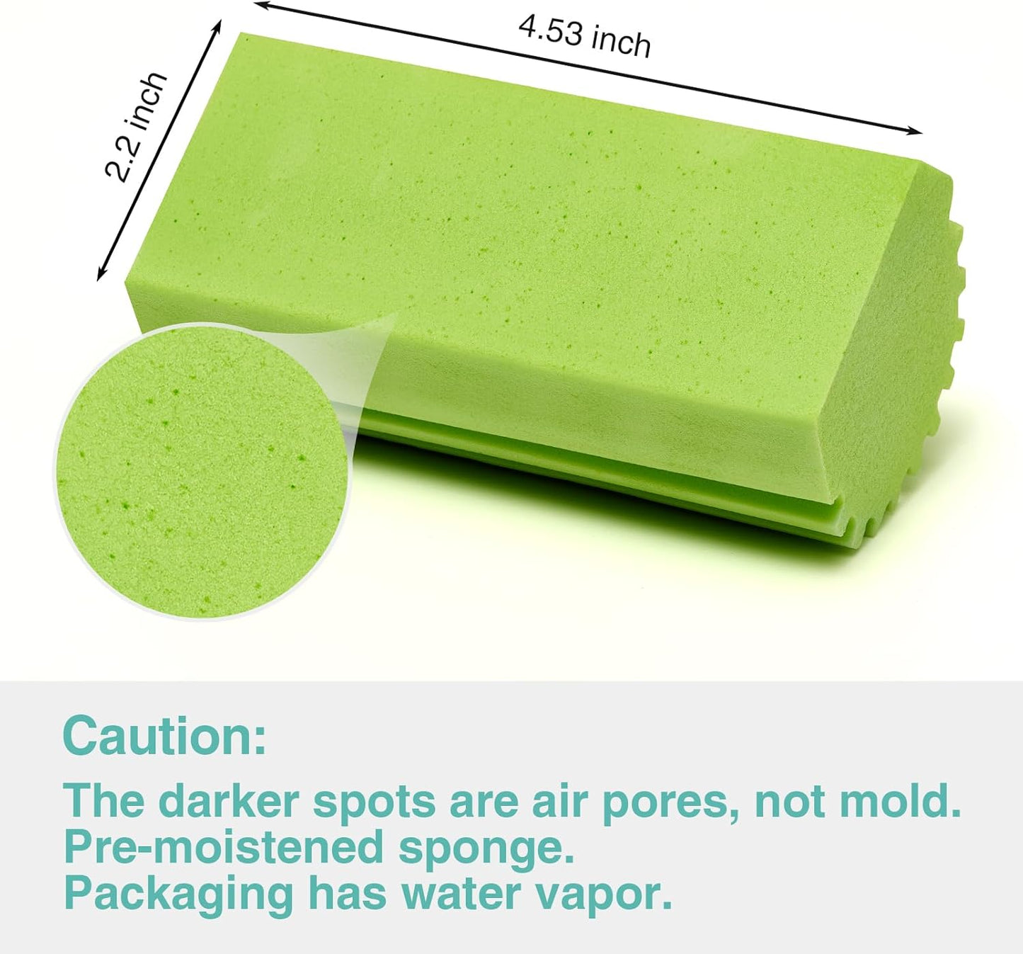 4 Pack Damp Dusting Sponge Duster, Green Dust Cleaning Sponge, Reusable Household Cleaning Sponge