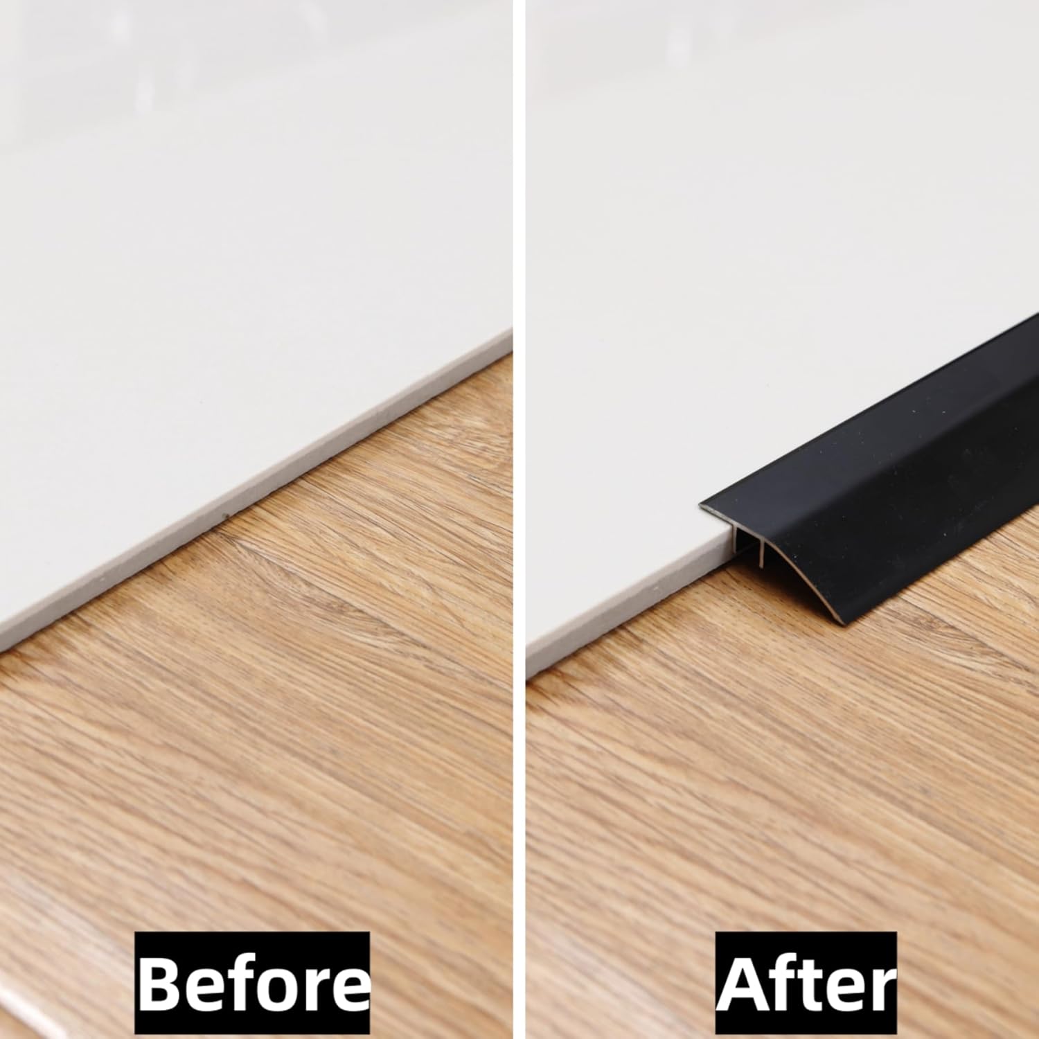Gaahing Aluminum Floor Transition Threshold Strip, Bridge The Height Gap Between 0.2 to 0.5 inches
