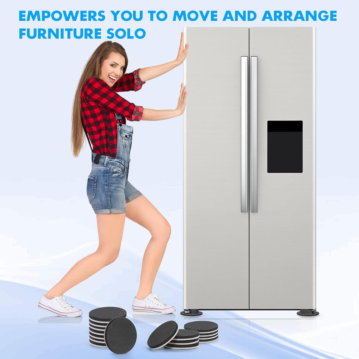 Furniture Lifter Tool, Appliance Lifter, Save 80% Effort, Lift Up to 400 Pounds Heavy Items