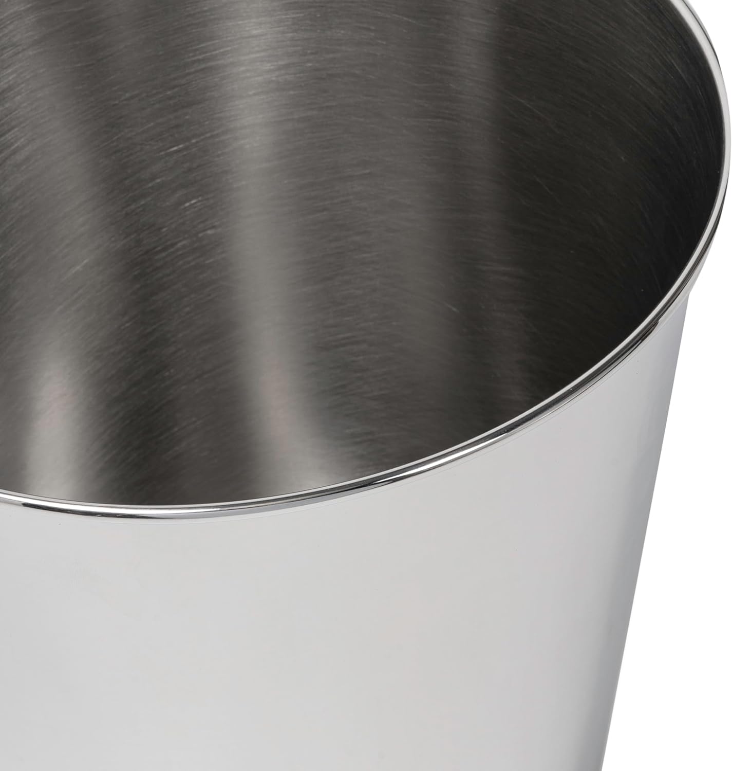 happimess HPM1113D Nolan Modern Classic Smooth Steel 2-Gallon Wastebasket for Home, Bathroom