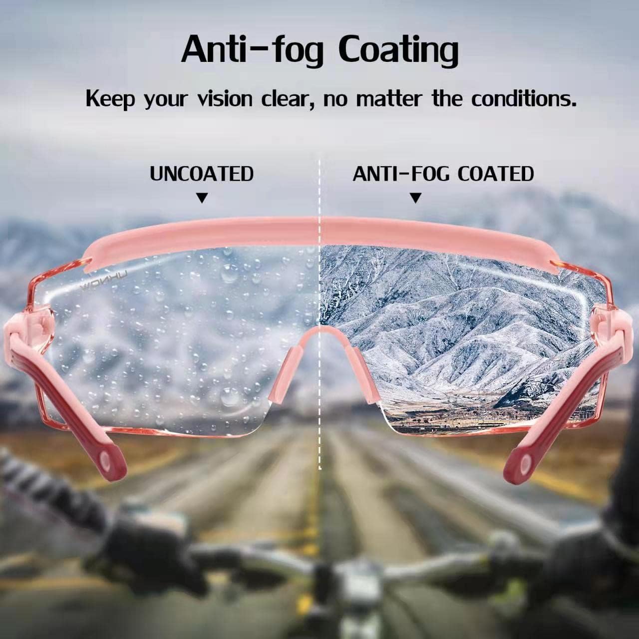 UKNOW Safety Goggles Over Glasses, Safety Glasses Anti Fog Wraparound Eye Protection, Protective