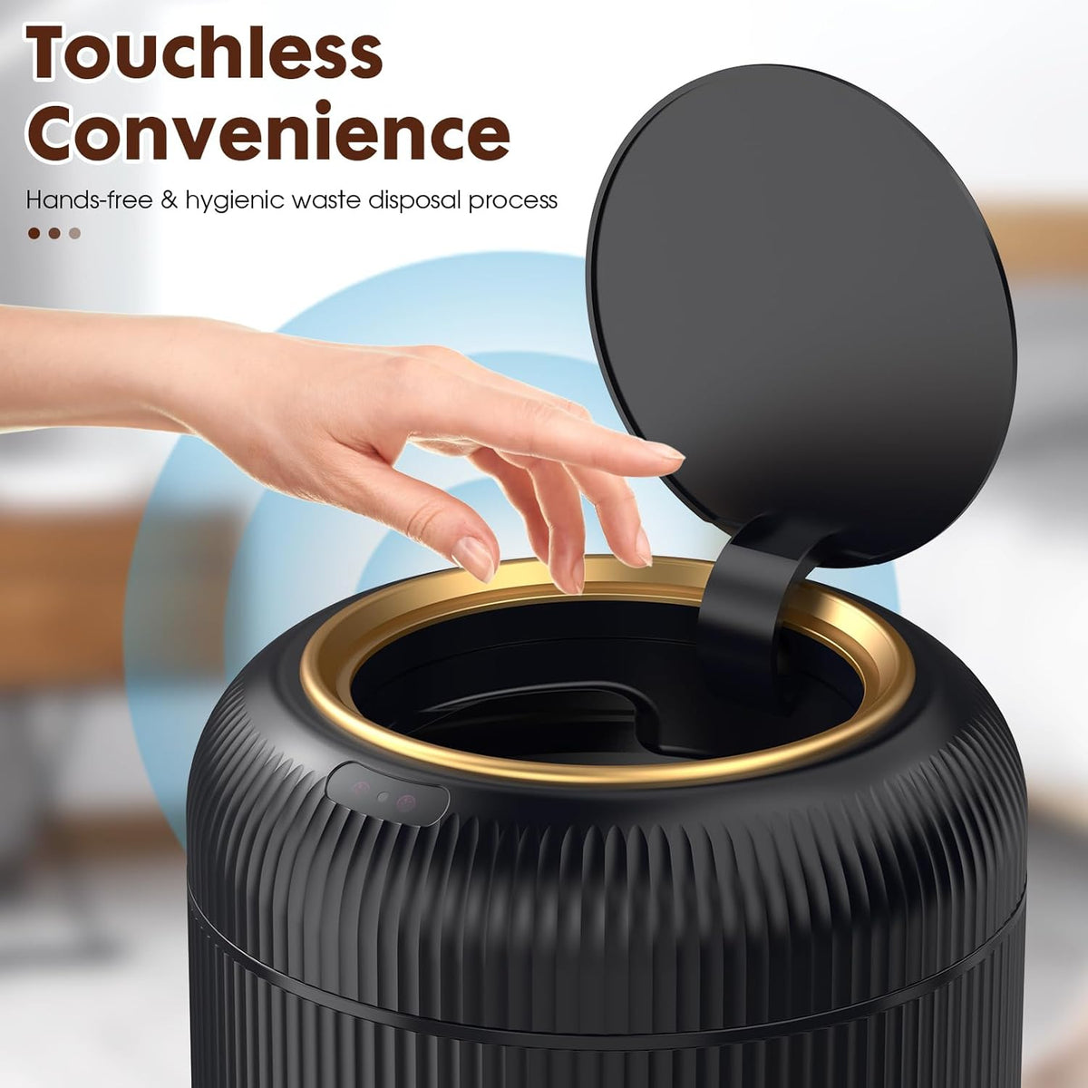 Procade Bathroom Trash Can Automatic Touchless,Motion Sensor Trash Bin,3 Gallon /11 L Smart Office