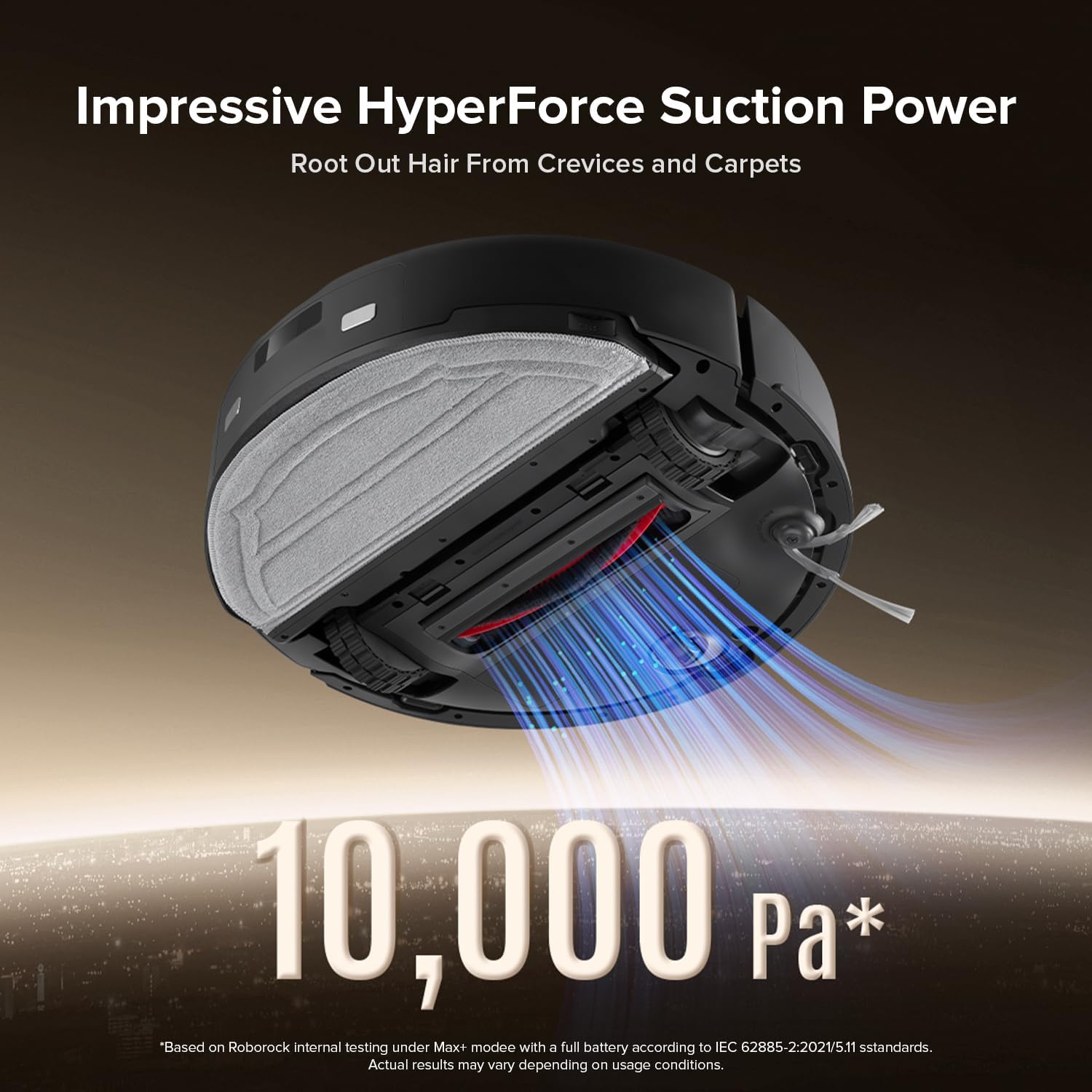 roborock Q10 X5+ Robot Vacuum and Mop, Self-Emptying, Hands-Free Cleaning for up to 7 Weeks