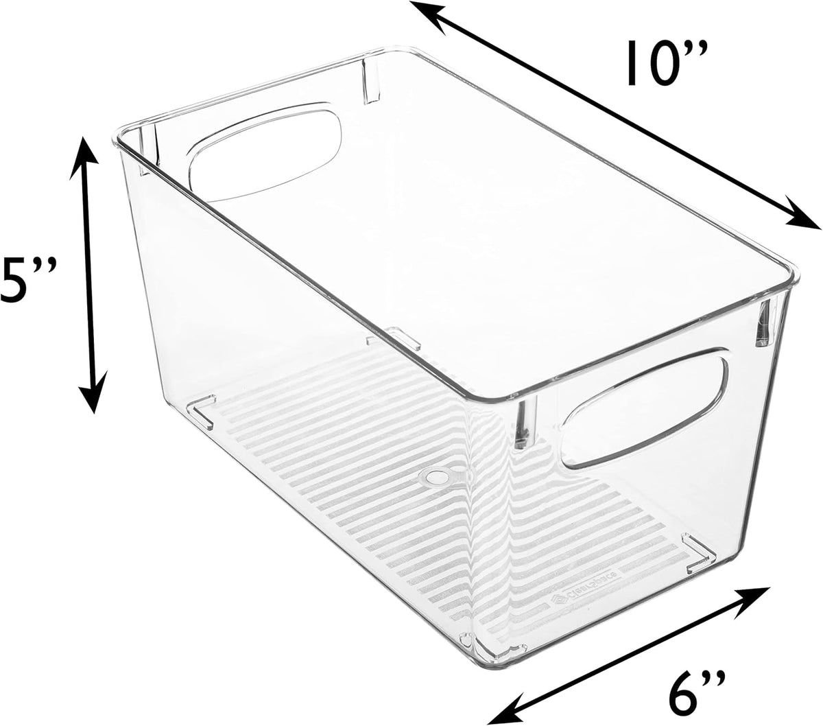 ClearSpace Clear Plastic Storage Bins – Perfect Kitchen Organization and Storage or Pantry Storage