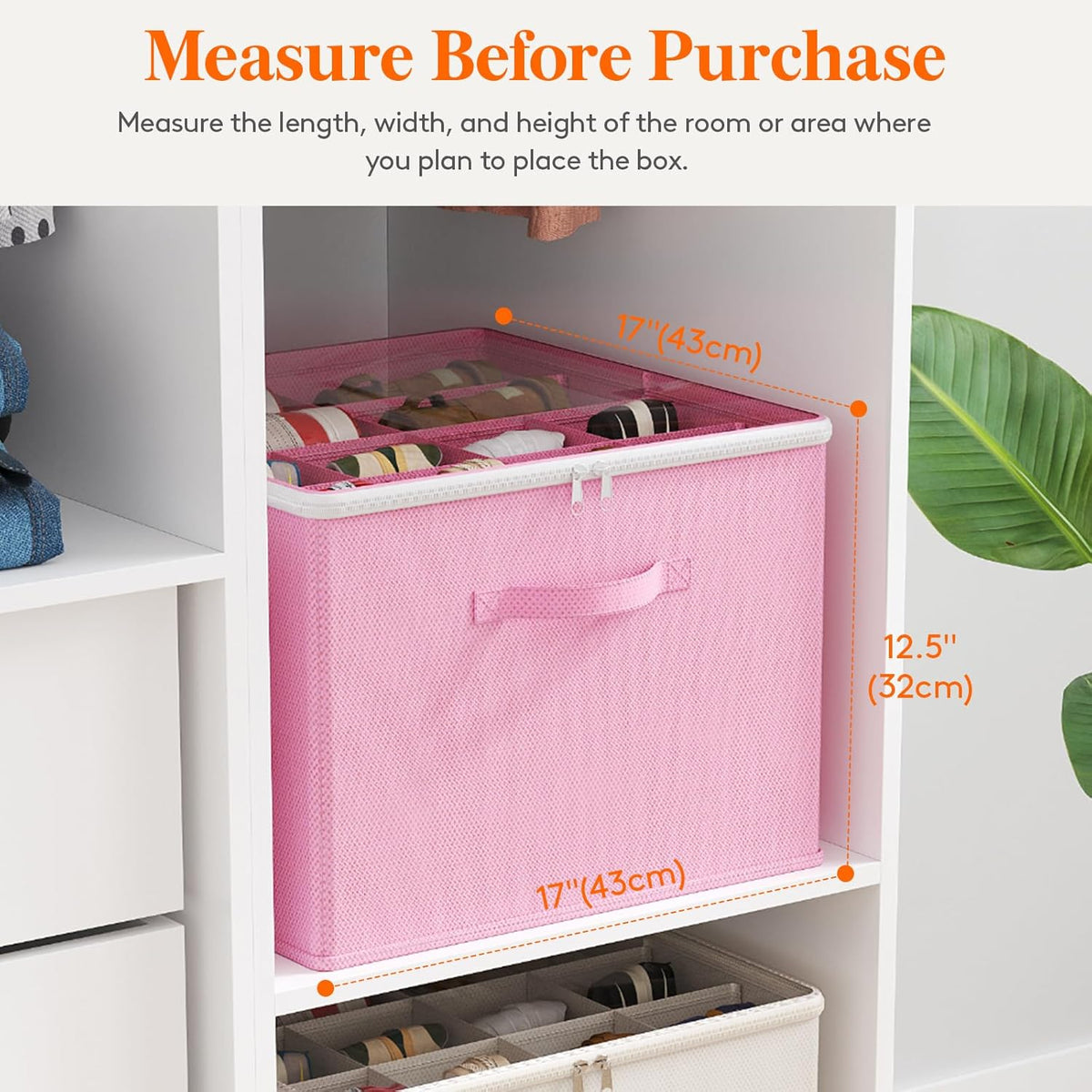 Lifewit Shoe Storage Organizer for Closet Fits 12-16 Pairs, Fabric Large Shoe Box Storage