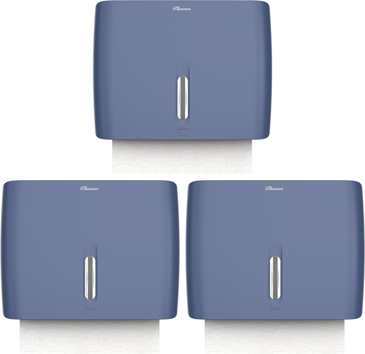 Hand Towel Dispenser for Bathroom Pack of 3 Compact Size Suitable Paper Towels Nail Free Install Or