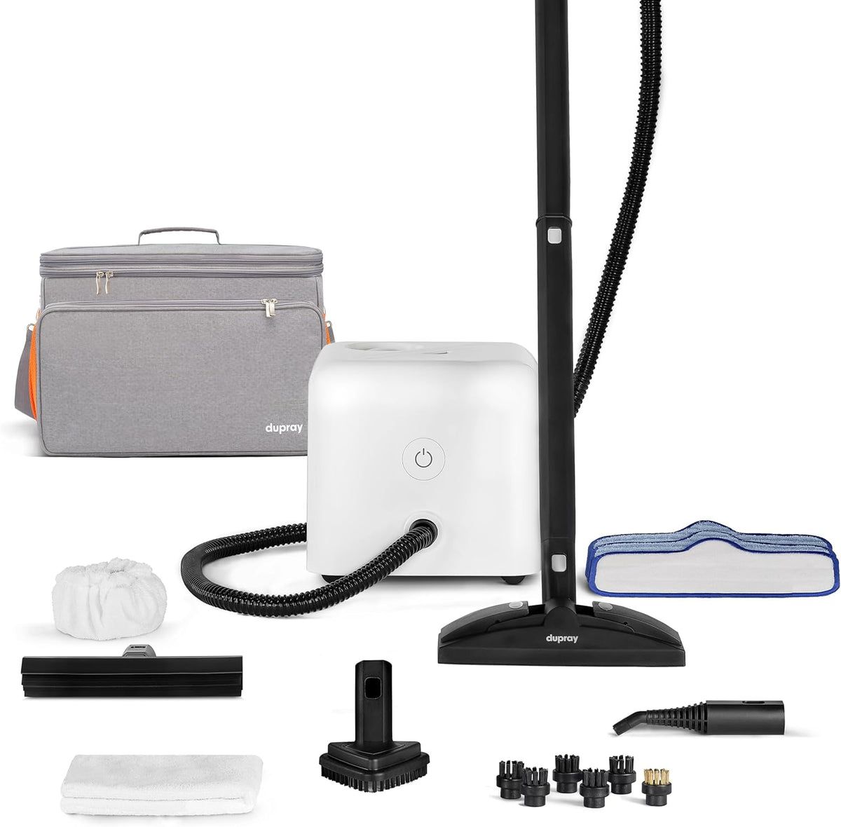 Dupray Neat Steam Cleaner with 18-Piece Kit – (Neat with the Awesome Bag) Powerful, chemical-free
