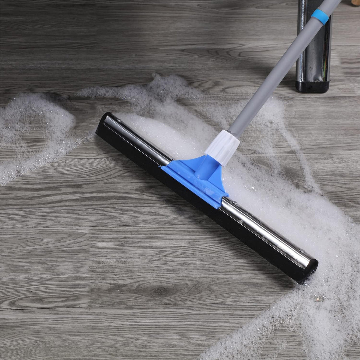 YONILL Floor Squeegee for Concrete Floor - 50" Squeegee Broom with Long Handle for Tile Floor