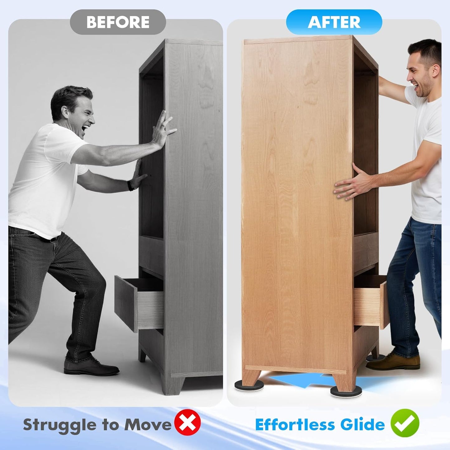 Furniture Lifter Tool, Appliance Lifter, Save 80% Effort, Lift Up to 400 Pounds Heavy Items