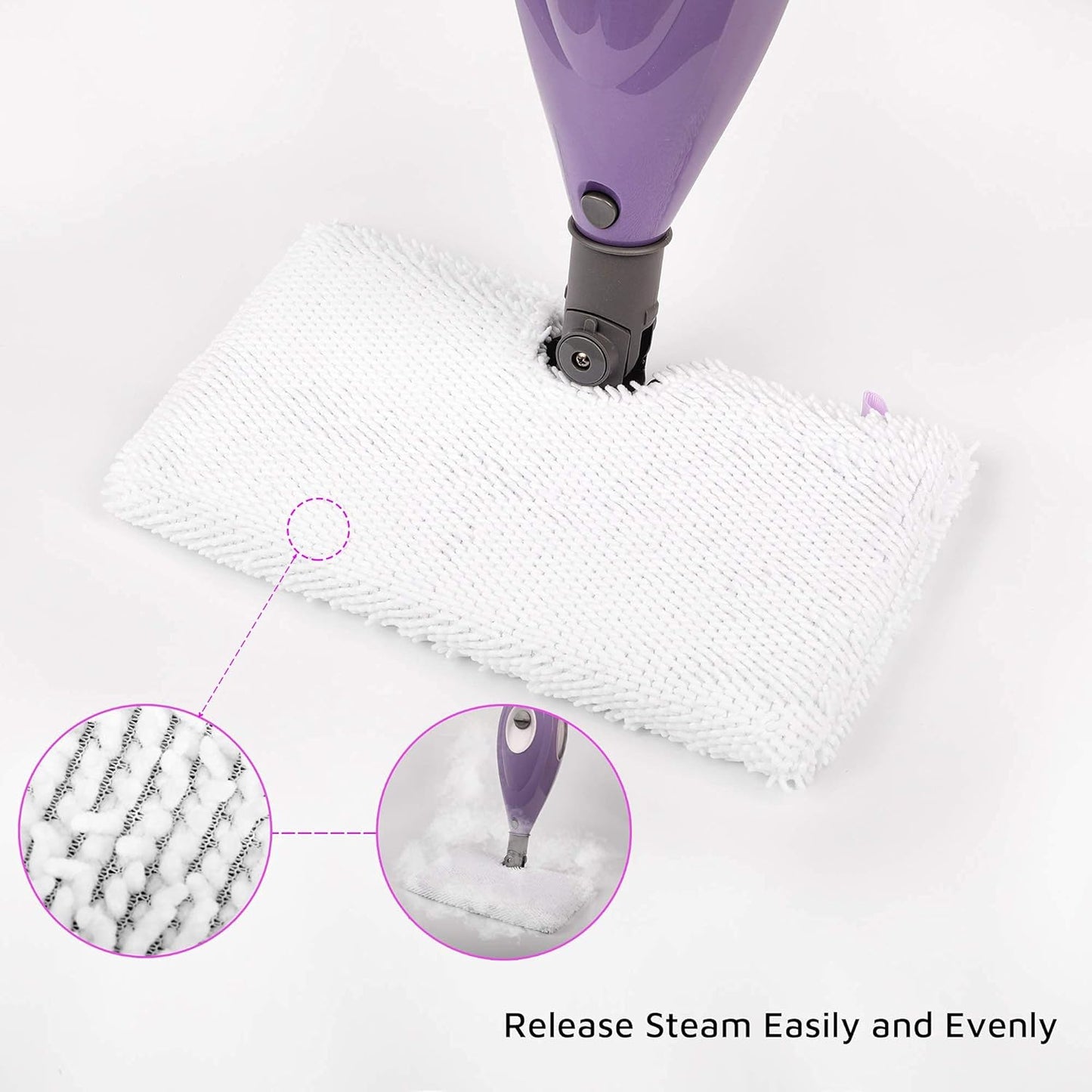 Flammi Steam Pocket Mop Replacement Pads for Shark S3500 Series S3501 S3601 S3550 S3901 SE450