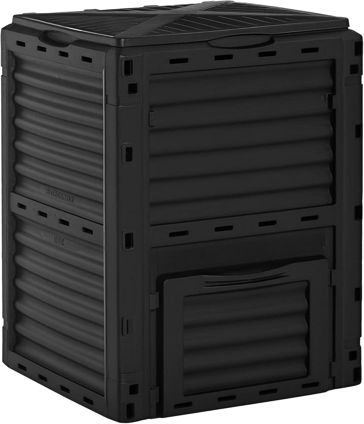 Outsunny Garden Compost Bin 80 Gallon Outdoor Large Capacity Composter Fast Create Fertile Soil
