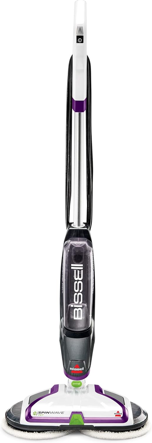 BISSELL® SpinWave Pet Hard Floor Corded Spin Mop Cleaner with Washable mop Pads for Sealed Hard