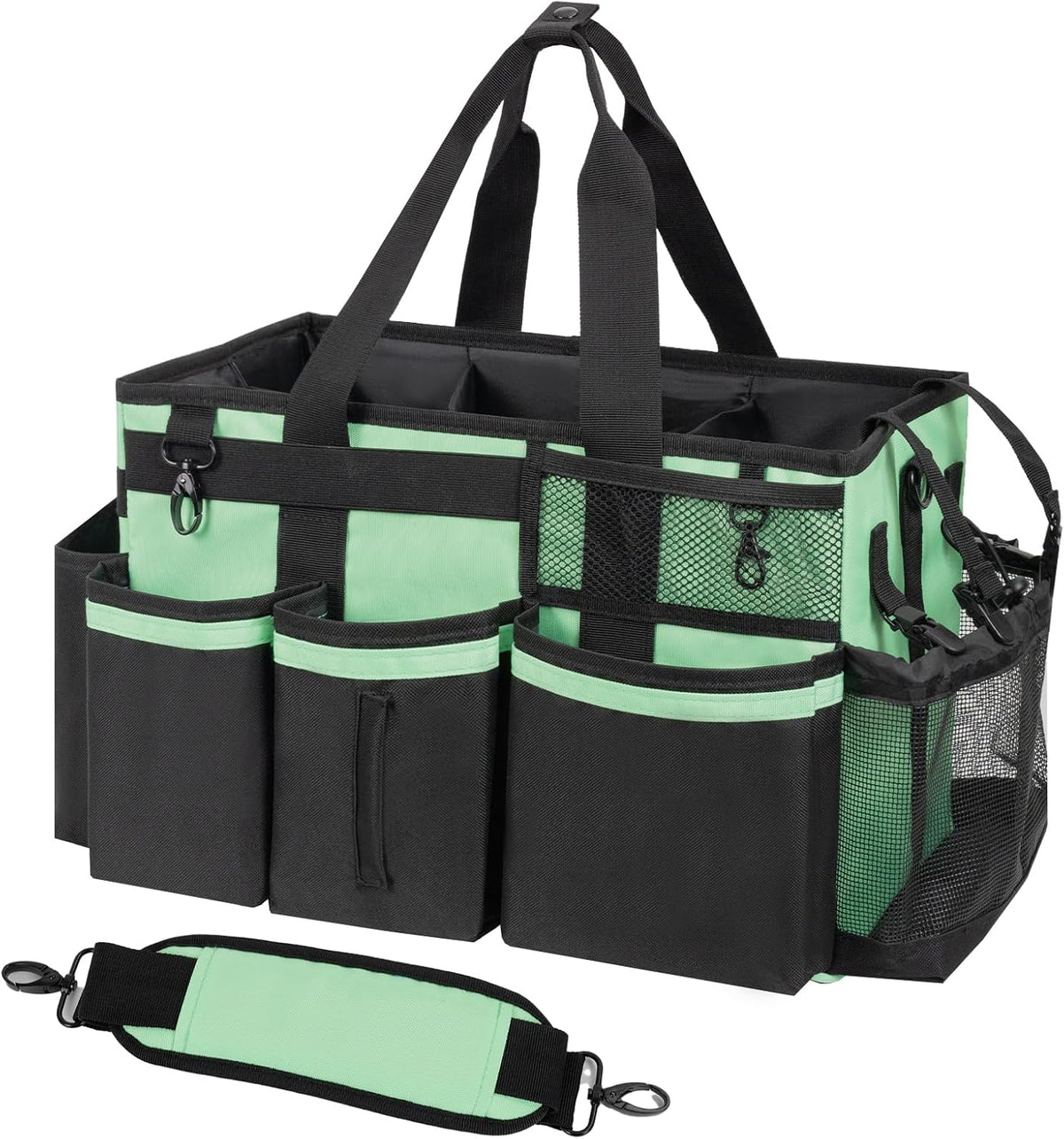 Wearable Cleaning Caddy, Cleaning Caddy Supplies Organizer with Handle & Shoulder Straps for
