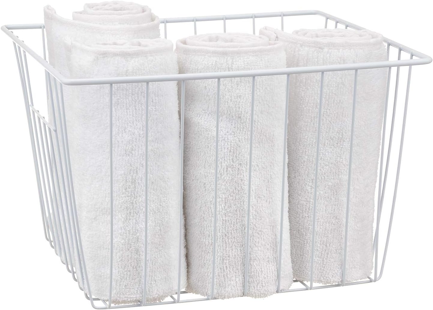 Upright Freezer Organizer Bins， Freezer Baskets for 14, 15 cu.ft Standup Freezer, Wire Storage Bins