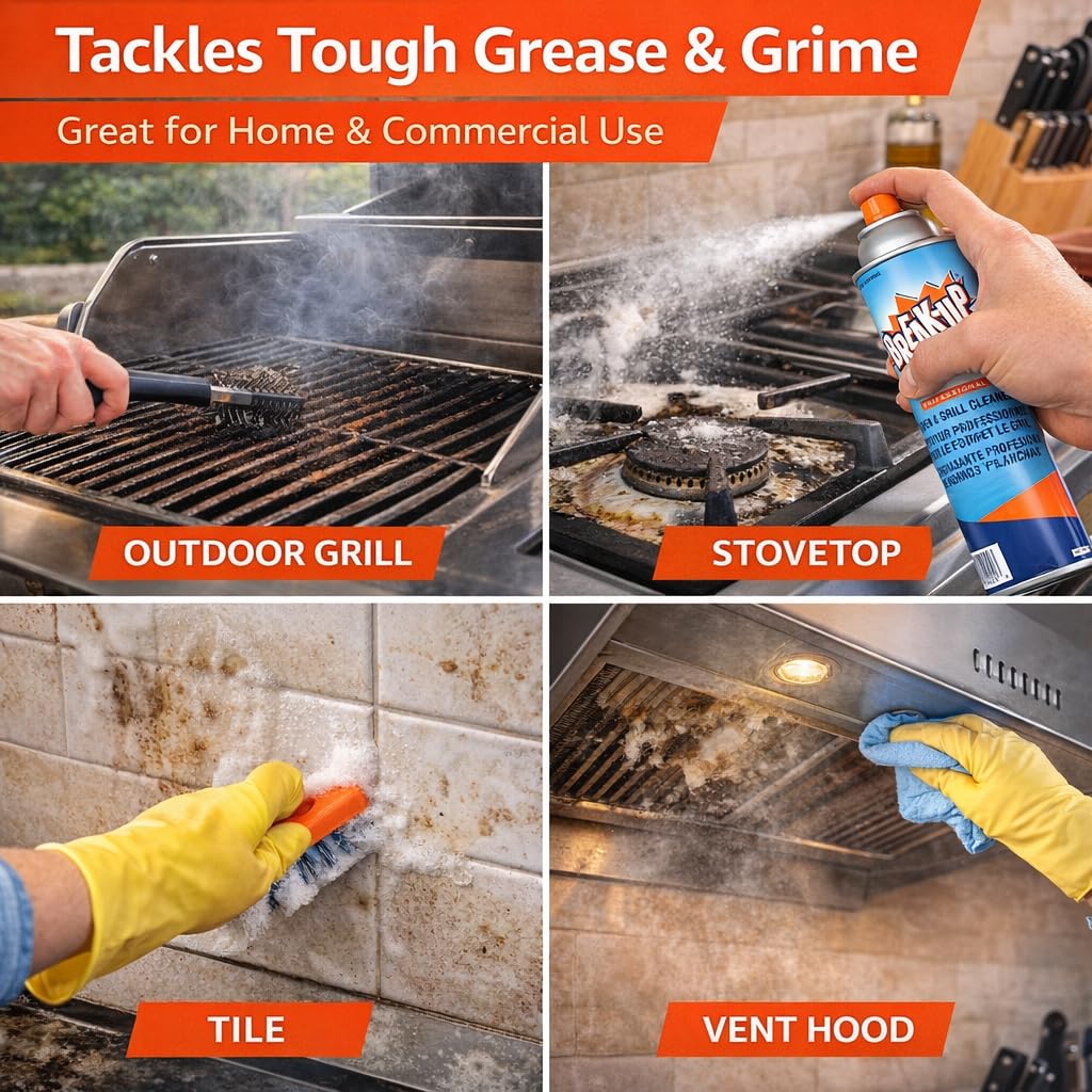 Diversey Break-Up oven and grill cleaner, six 19 oz cans – view 6