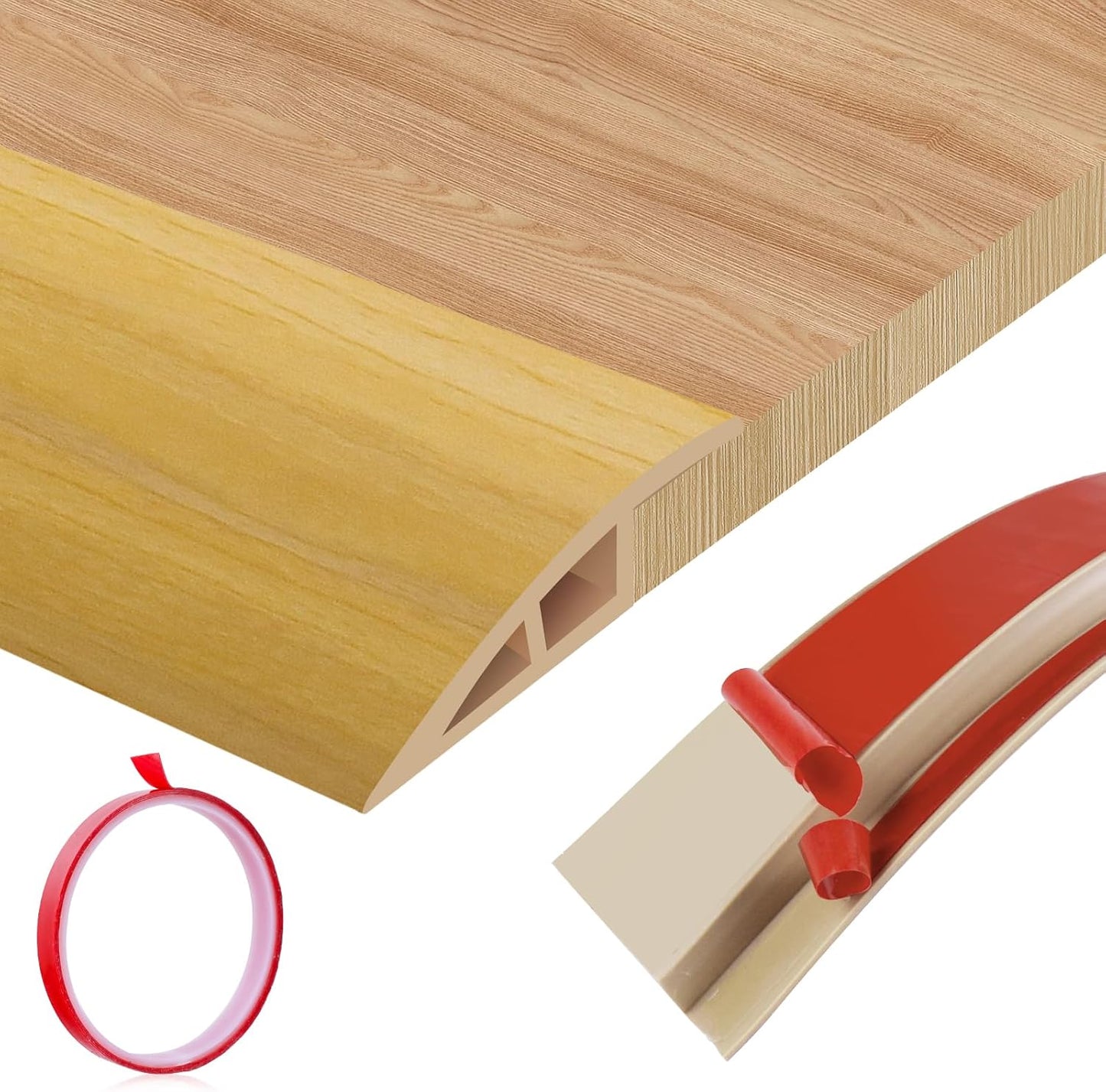 Floor Transition Strip Door Threshold 39" Floor Transition Reducer Trim on The Edges Threshold