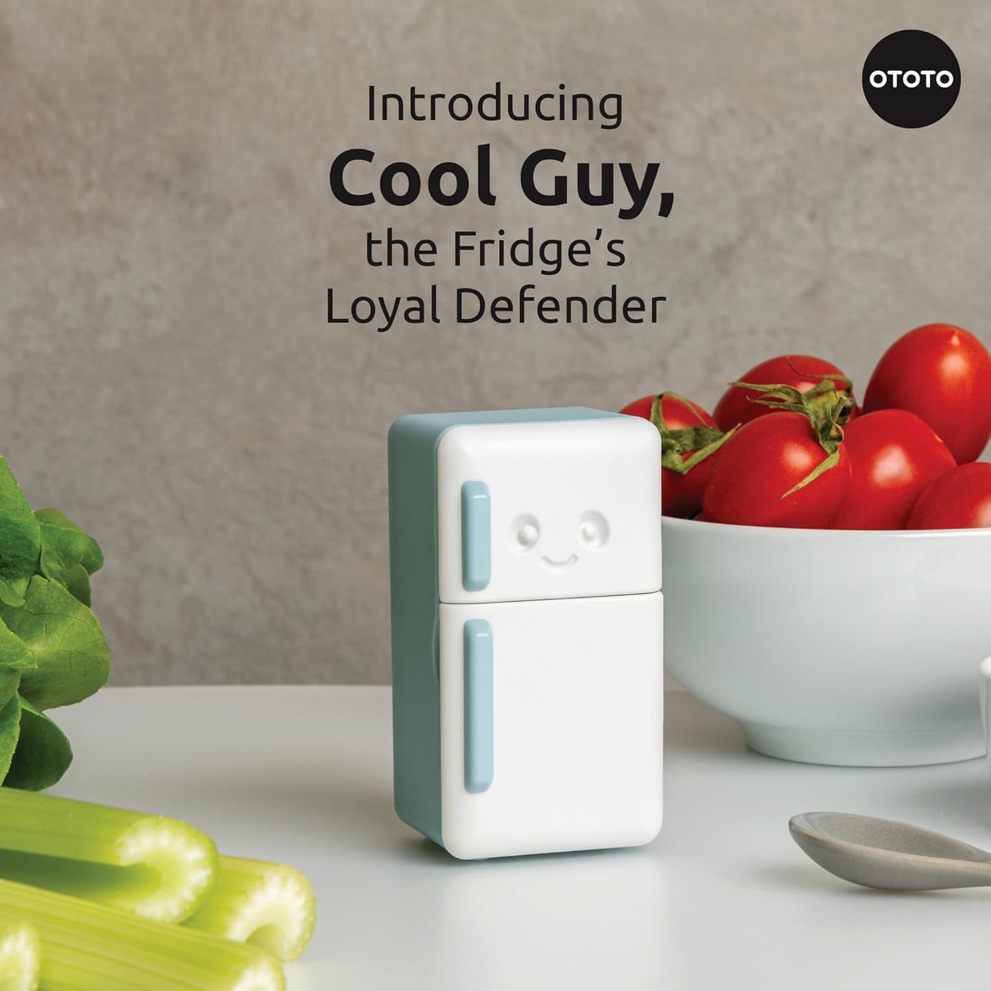 OTOTO Fridge Deodorizer - Refrigerator Deodorizer, Baking Soda Odor Absorber, Cute Kitchen