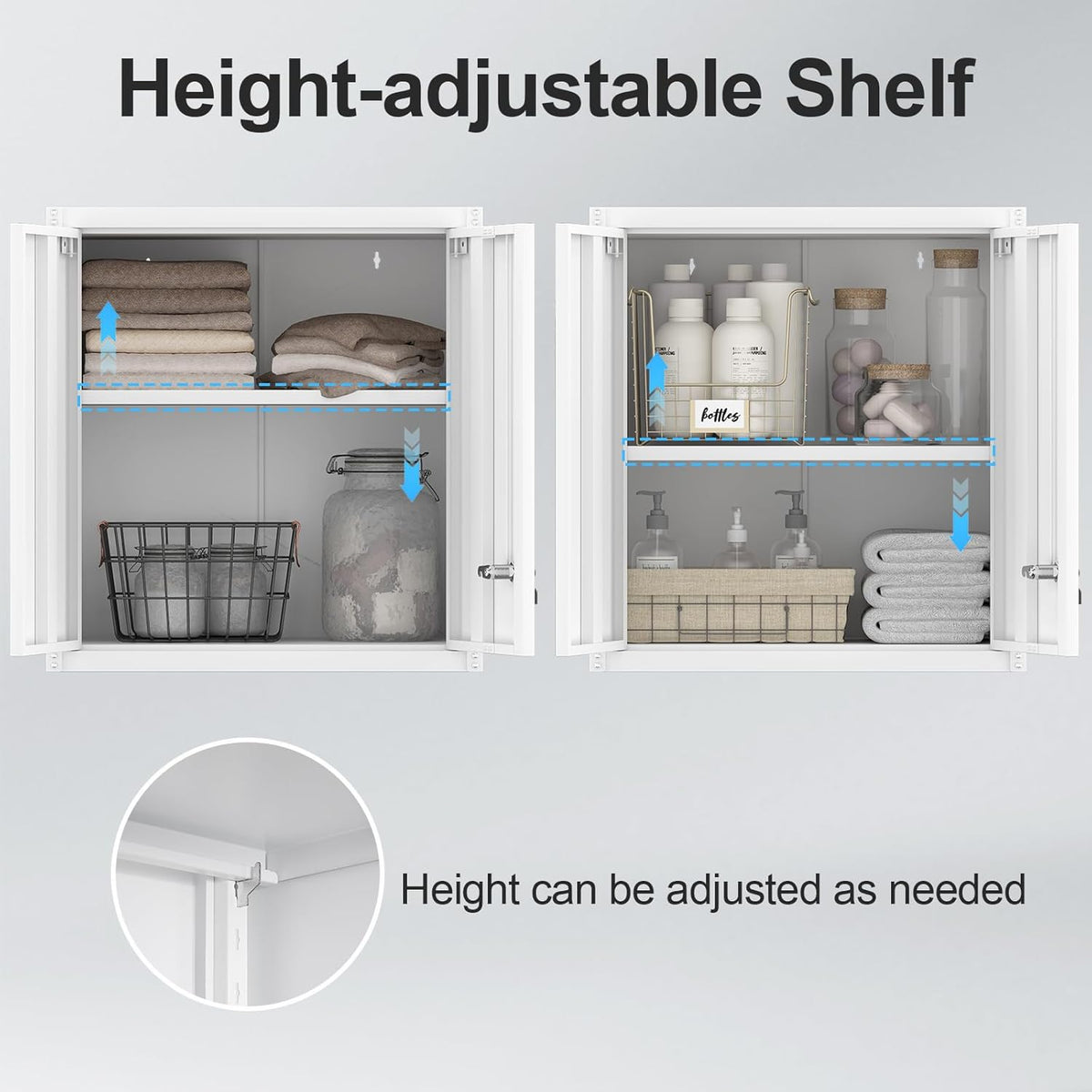 Metal Wall Cabinet,Garage Wall Mounted Cabinets,Steel Locking Cabinet,Metal Wall Cabinets for