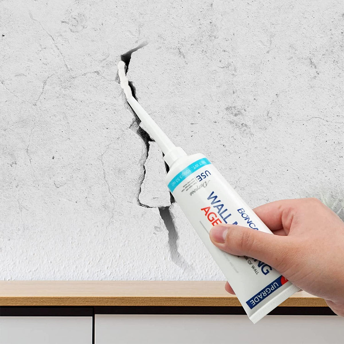 Spackle Wall Repair Kit,Drywall Repair kit,Wall Mending Agent Putty with Scraper,Plaster Wall