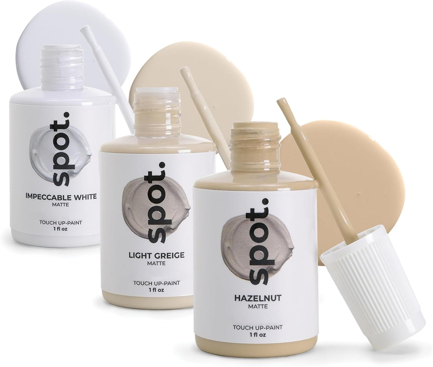 spot. Touch-Up Paint | Matte Finish for Cabinets, Walls, Doors & Furniture | Multi-Tone Beige