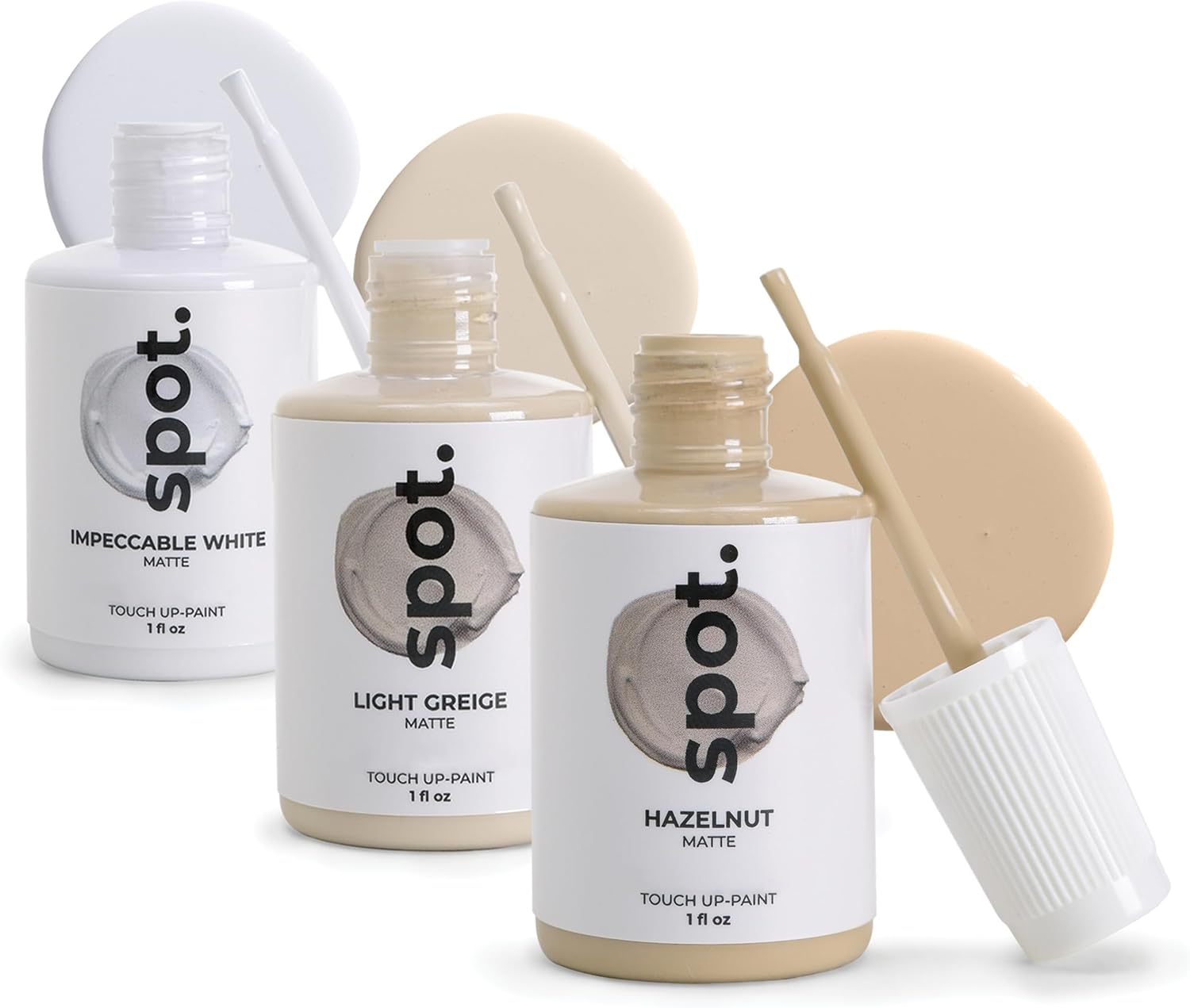 spot. Touch-Up Paint | Matte Finish for Cabinets, Walls, Doors & Furniture | Multi-Tone Beige