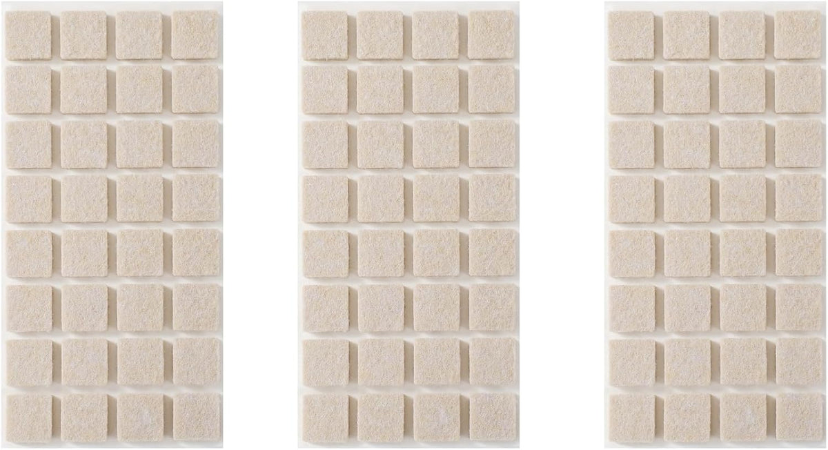 Furnigear Felt Furniture Pads for Hardwood Floor - Self Adhesive Chair Felt Pads, Floor Protector