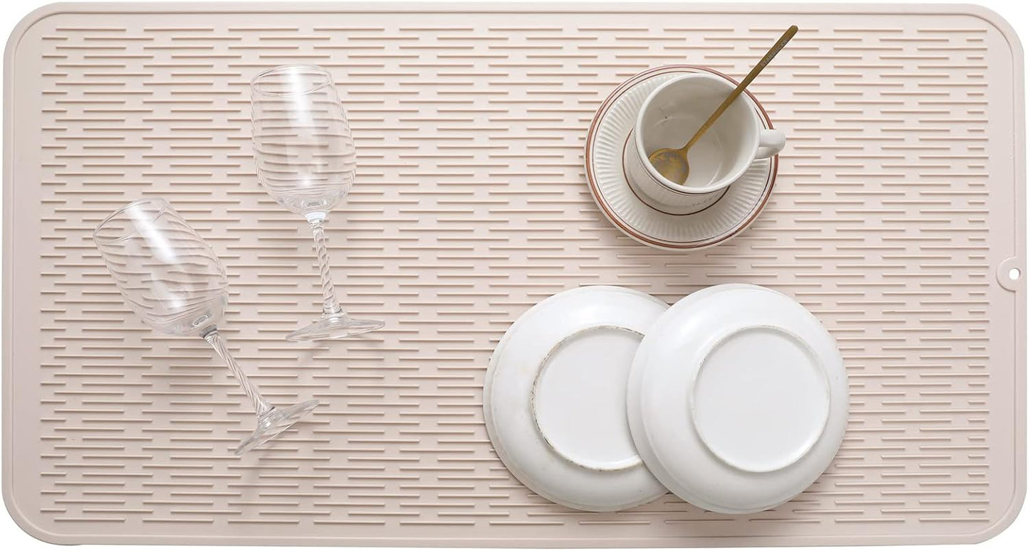 Silicone Dish Drying Mat for Multiple Usage,Easy clean,Eco-friendly,Heat-resistant Silicone Mat for