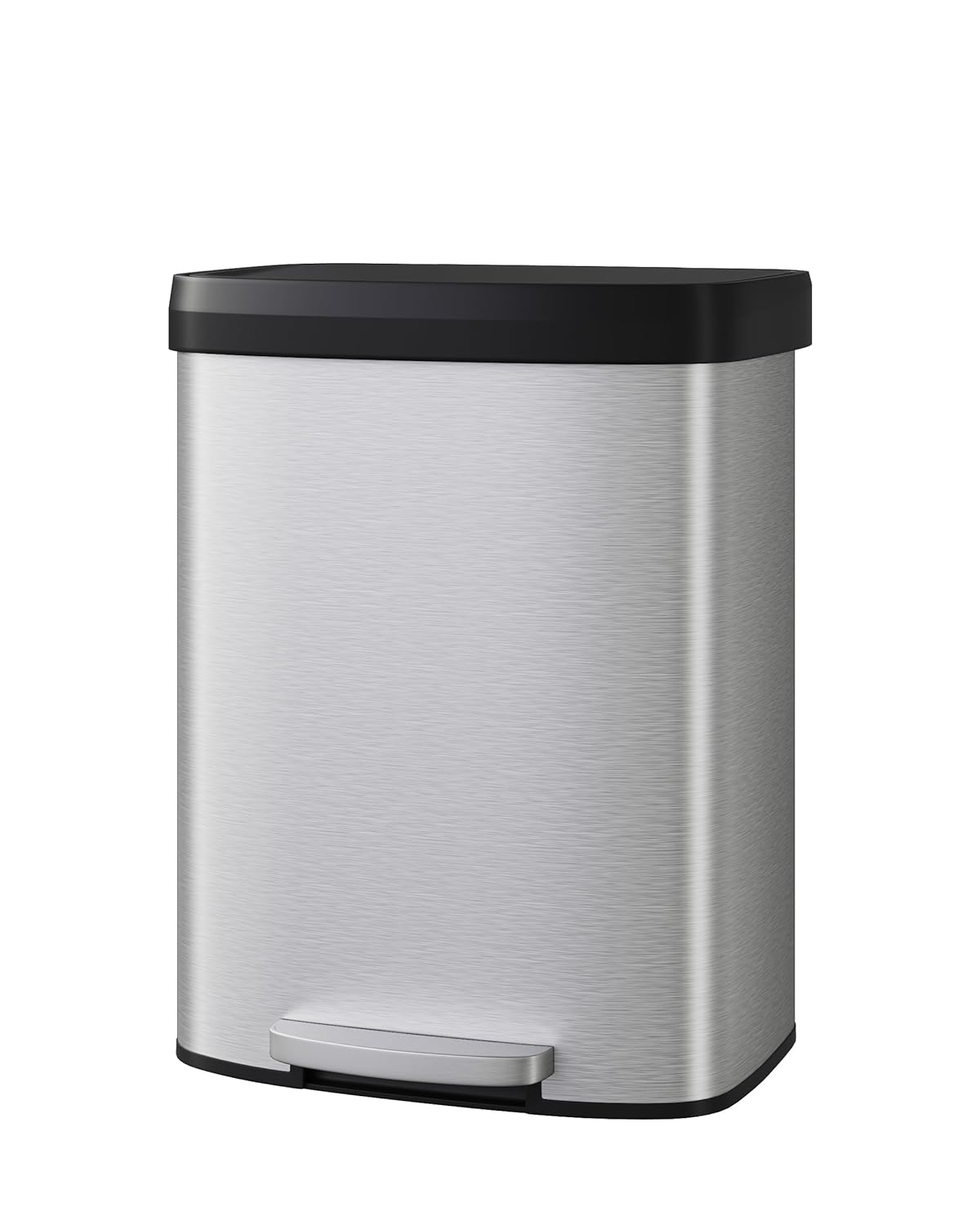 Garvee 16 Gallon / 60 Liter Stainless Steel Trash Can with Lid, Large Garbage Can for Kitchen
