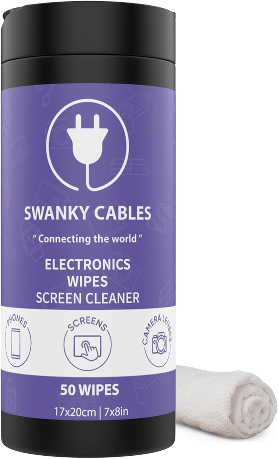 Screen Cleaner Wipes: Electronic Wipes for Screens - Computer Screen Wipes for Lens, Phone, Tv