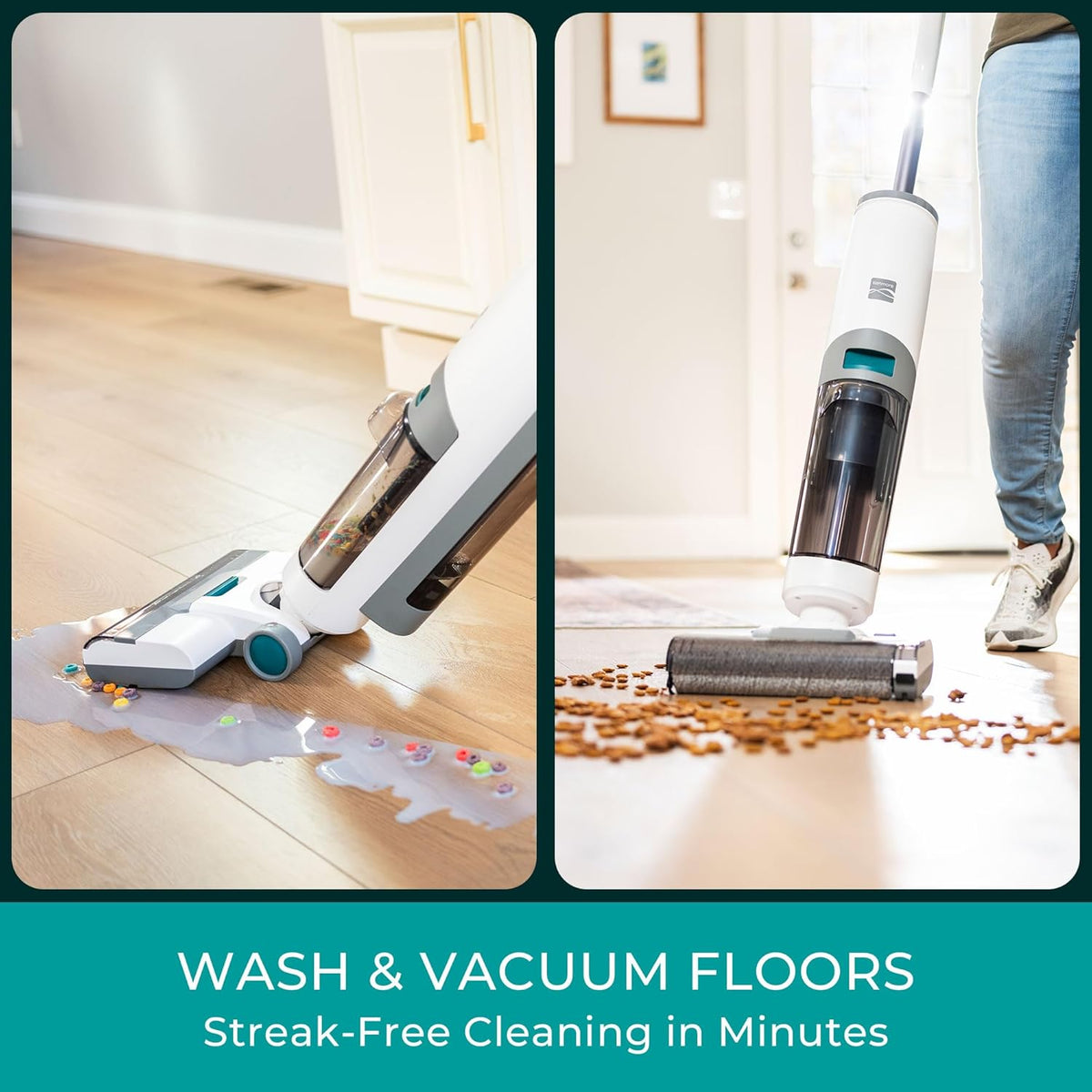 Kenmore HF5010 AquaLite 3-in-1 Cordless Wet Dry Vacuum Hard Floor Cleaner with Automatic