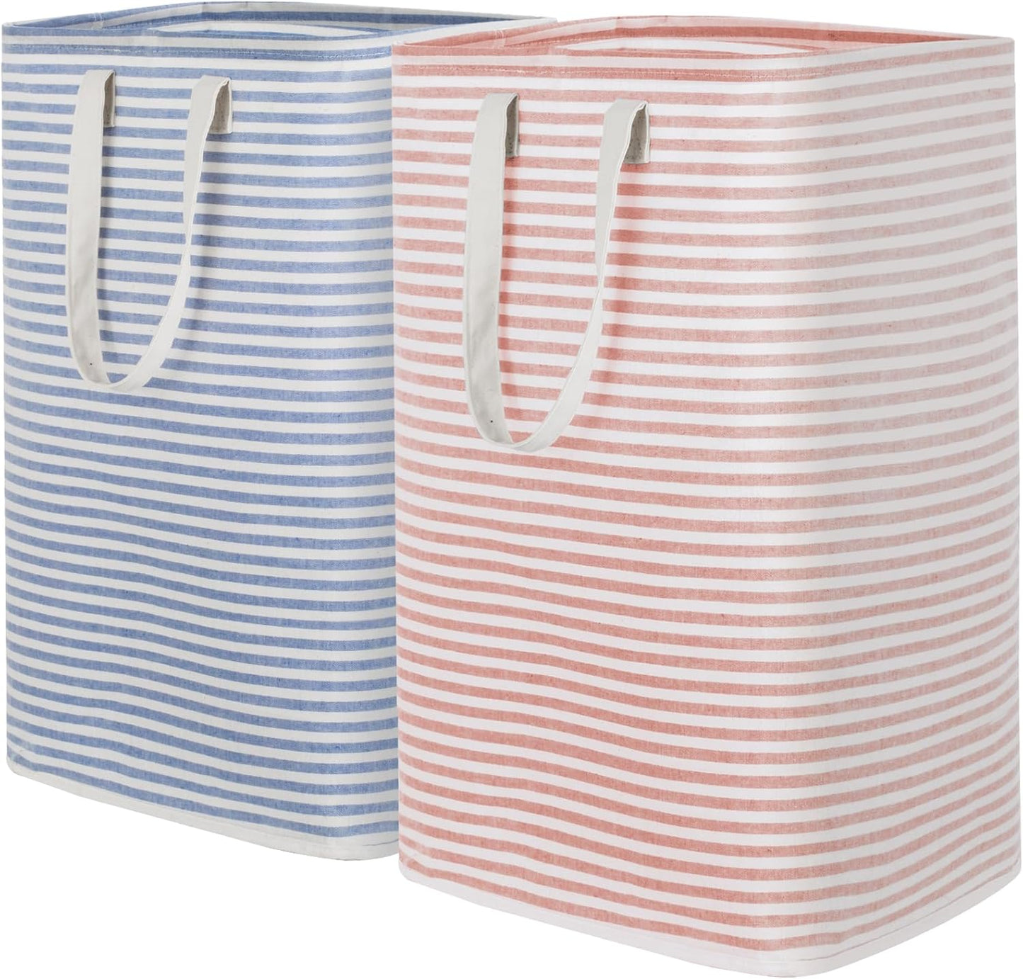 Lifewit 2 Pack Laundry Hamper Large Collapsible Laundry Basket, Freestanding Waterproof Cloth