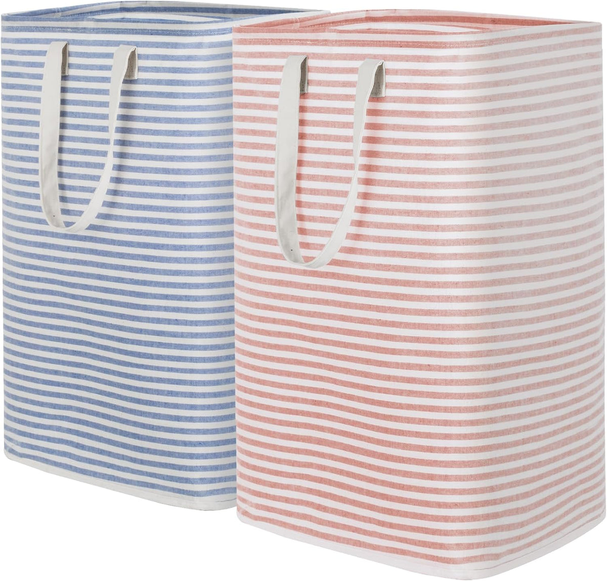 Lifewit 2 Pack Laundry Hamper Large Collapsible Laundry Basket, Freestanding Waterproof Cloth