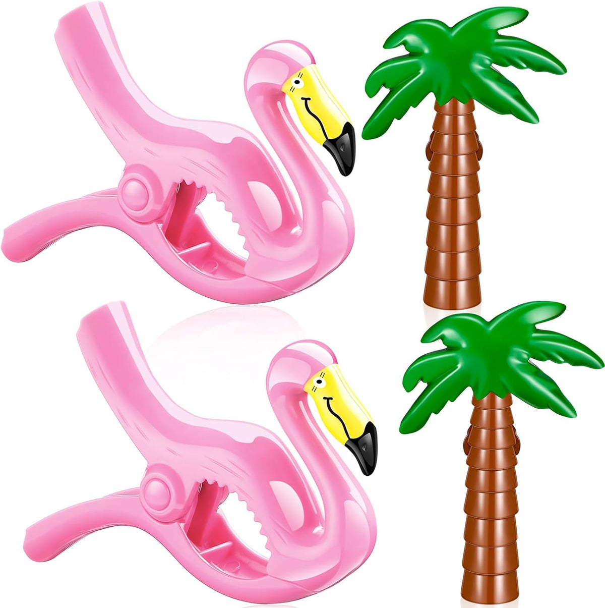 4 Pieces Beach Towel Clip Jumbo Size Chair Clips Towel Holder Clothes Pegs Christmas Stocking Clamp
