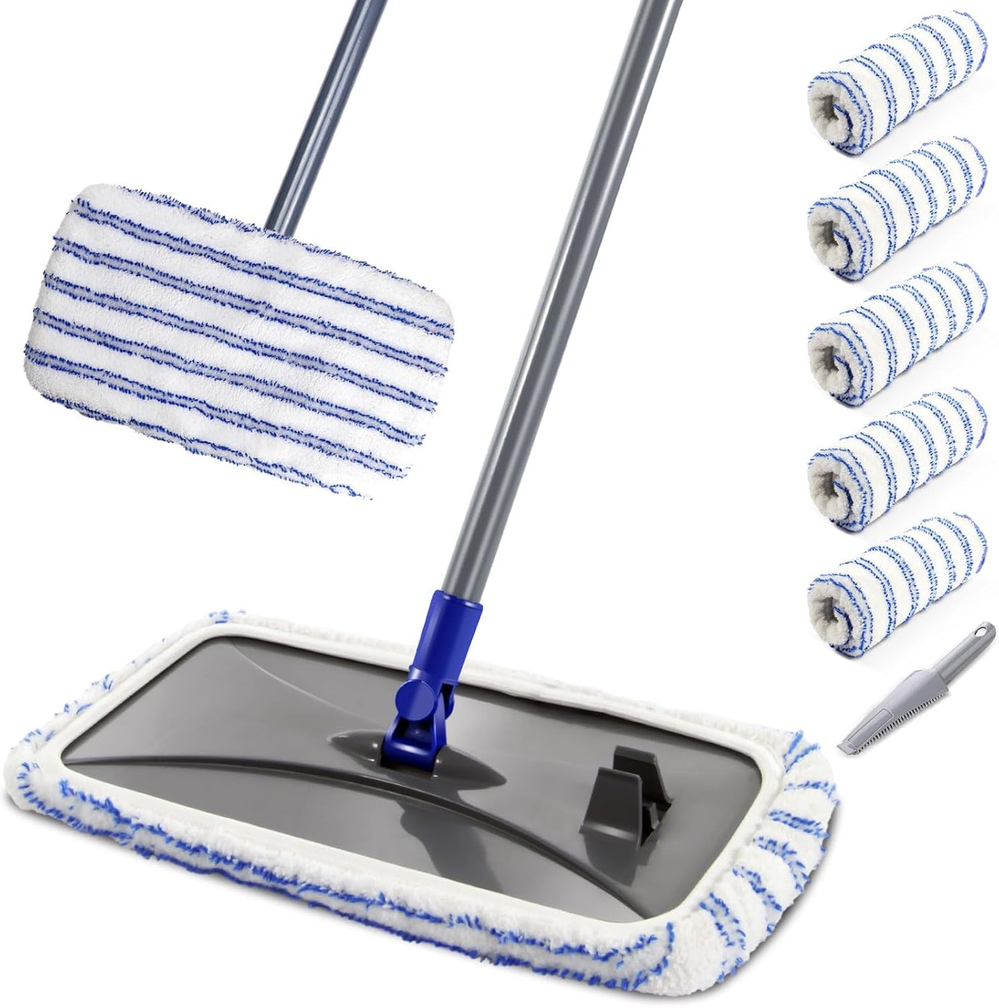 MASTERTOP Microfiber Mops for Floor Cleaning, Extra Large Industrial Mop,Floor Commercial Mop for