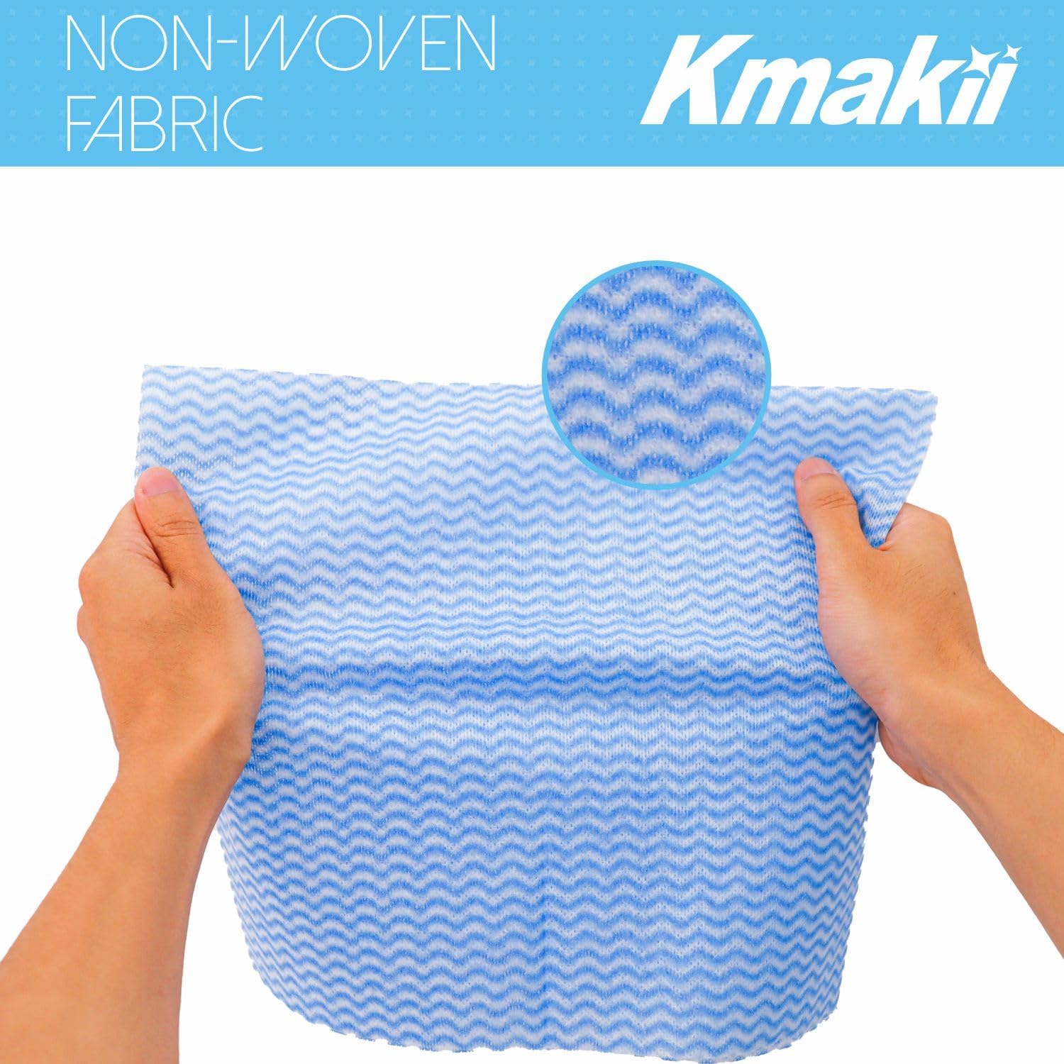 KMAKII Handi Wipe Reusable Cloths - Multi-Purpose Disposable Dish Cloths and Towels, Ultra