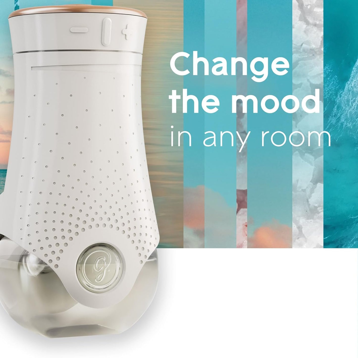 Glade PlugIns Refills Air Freshener, Sky & Sea Salt, Scented and Essential Oils for Home and