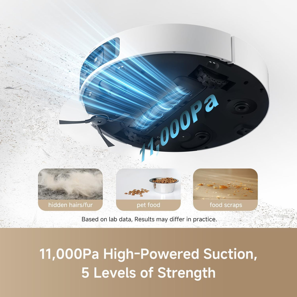dreame L40 Ultra Robot Vacuum Self Emptying, 11,000Pa Suction Robot Vacuum and Mop Combo with Auto