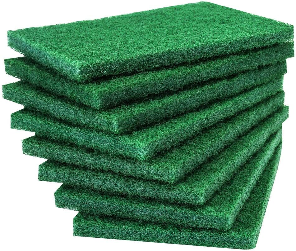 24PCS Scouring Pad - Premium Heavy Duty Scrub Pads, Reusable Household Green Dish Scrubber