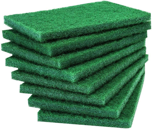 24PCS Scouring Pad - Premium Heavy Duty Scrub Pads, Reusable Household Green Dish Scrubber