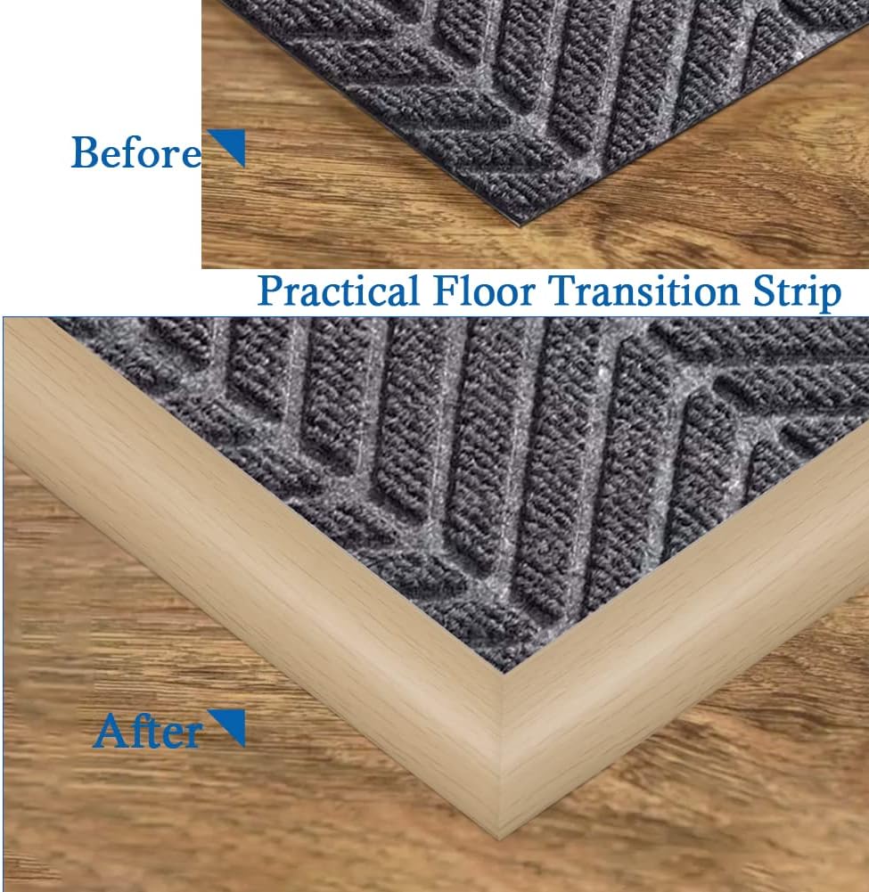 Floor Transition Strip Self Adhesive Carpet & Flooring Transitions Edging Trim Strip PVC Threshold
