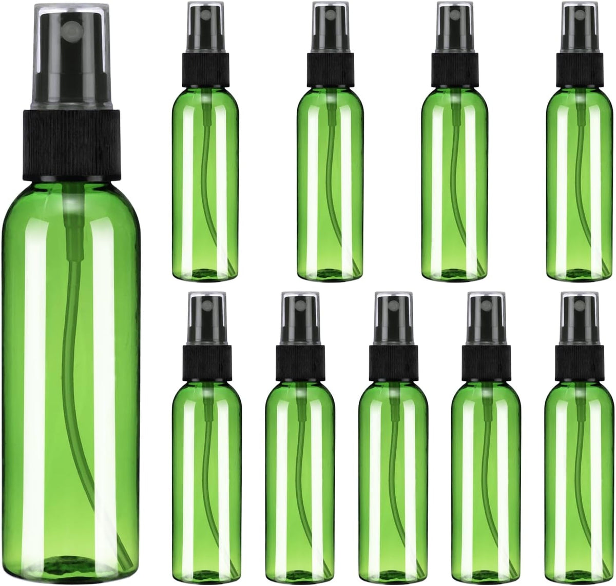 uxcell 20Pack Spray Bottles, 2 Oz/60ML Reusable Clear Empty Mist Plastic Mini Travel Bottle