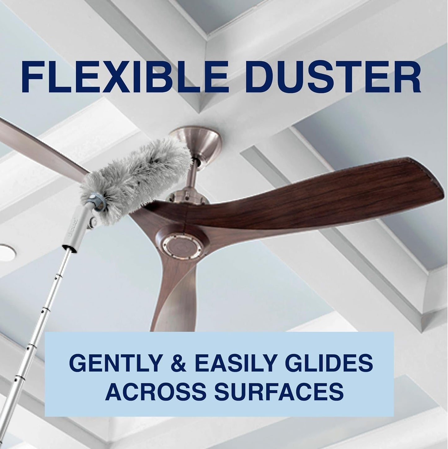 Bona High Performance Dusting System - 1 Extendable Handle, 3 Disposable Dusters, 1 Reusable