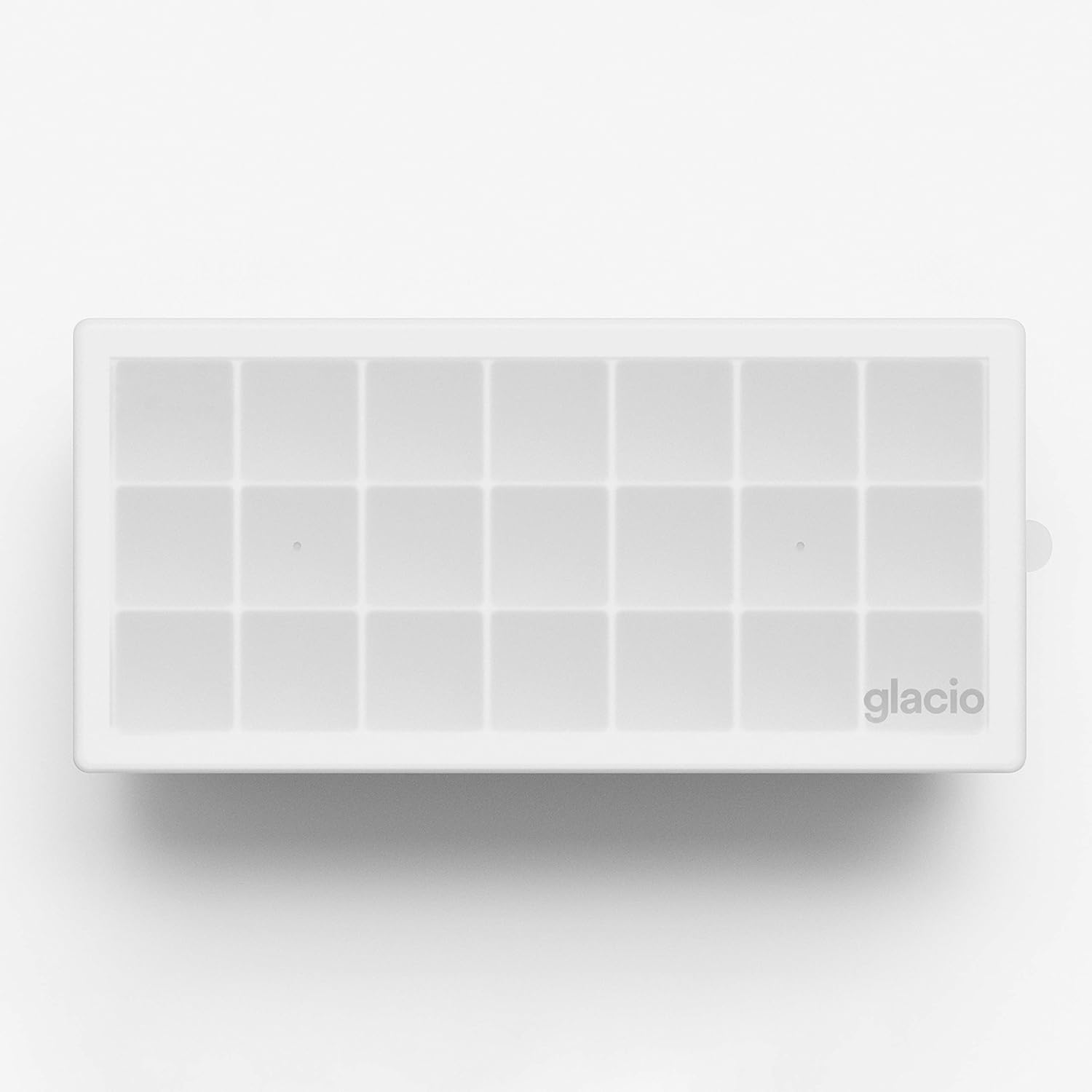 glacio Ice Cube Tray – Small Silicone Molds with Lids, BPA-Free and Flexible for Cocktails and