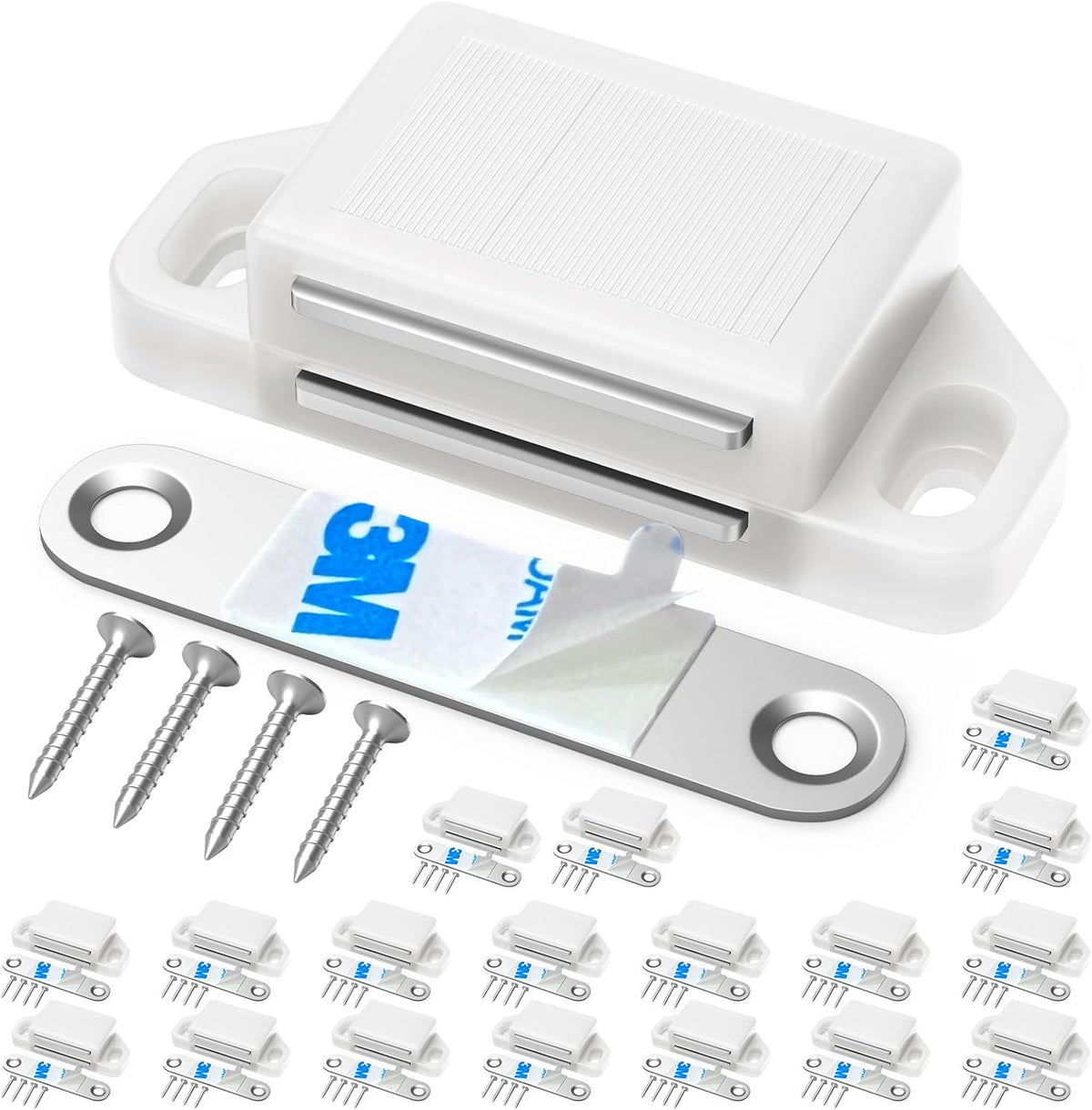 Cabinet Magnetic Catch Door Latch 30LB for Kitchen Drawer Magnets to Stay Closed Magnetic Catch