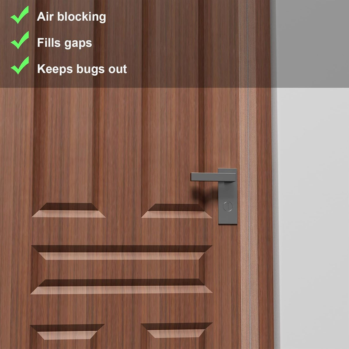 T-Shaped Door Draft Stopper, 1.37 in x 40 Ft Silicone Seal Strip for Windows Gaps, Weather