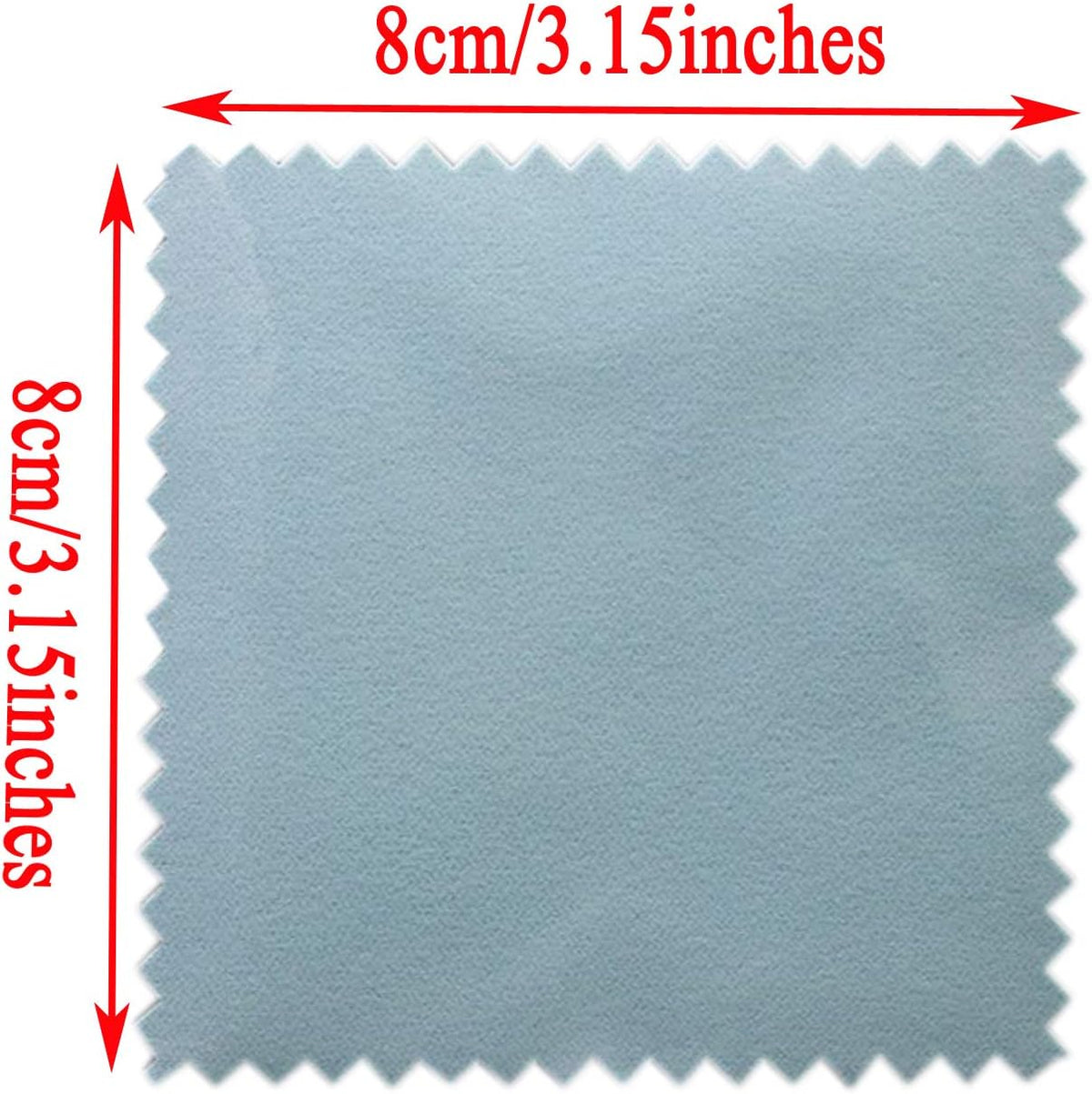 50pcs Jewelry Cleaning Cloth Polishing Cleaning Cloths for Sterling Silver Gold Platinum Platinum