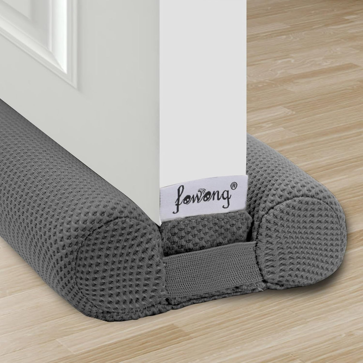 fowong Under Door Draft Stopper 32 Inch Adjustable Draft Stopper for Bottom of Door, Soundproof