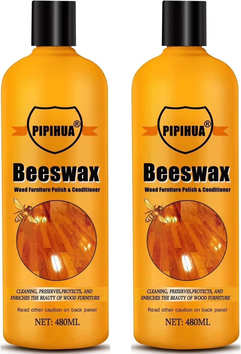 PIPIHUA Beeswax Polish and Conditioner for Wood Furniture - Waterproof & Restorer Wood Wax