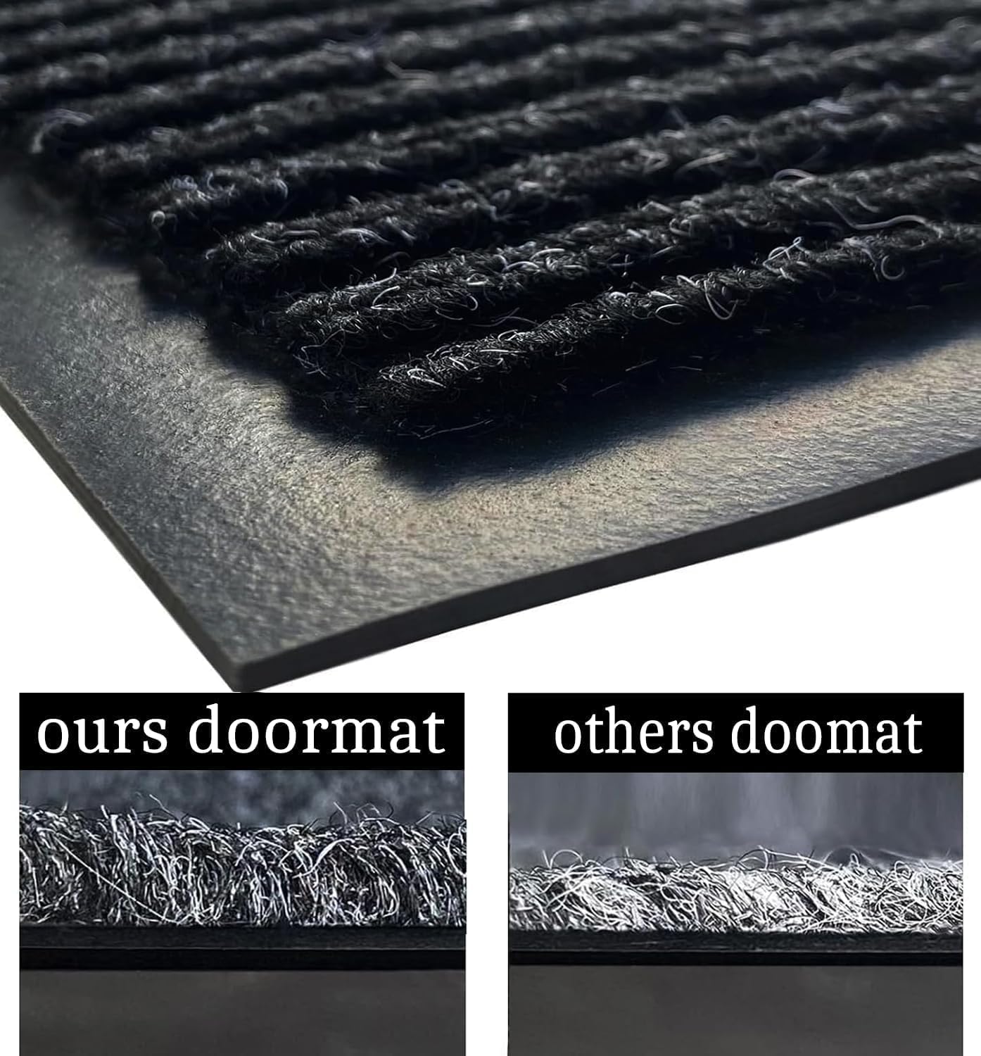 SRDDQLC Door Floor Mat Commercial Grade Large Size Heavy Duty Tough Entry Collection Slip Skid